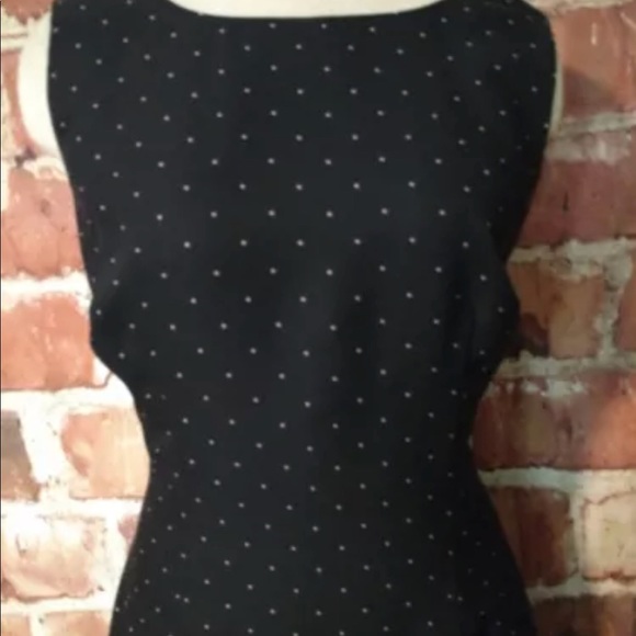Maggy London black and white polka dot dress. - Picture 3 of 8